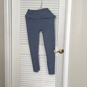 Blue High-Waisted Leggings